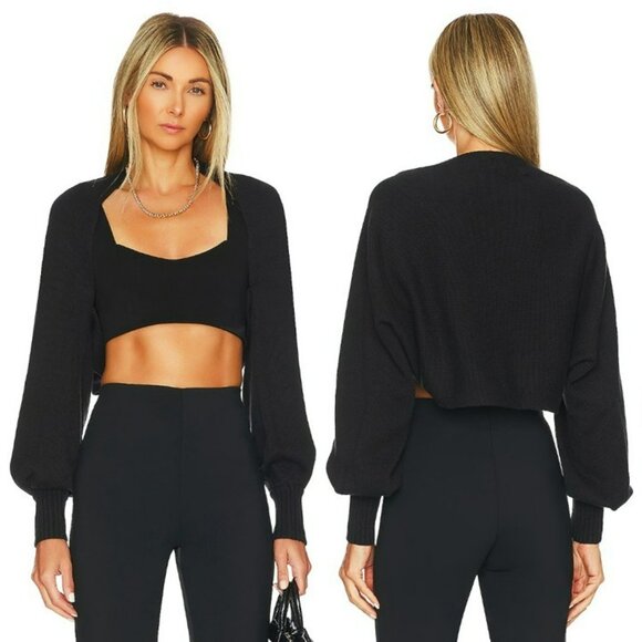 L'Academie Farrah Shrug - Black - Picture 1 of 9